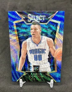 2014-15 Select Aaron Gordon BLUE WAVE PRIZM SSP (Silver Holo) Rookie Card No. 91 - Picture 1 of 10