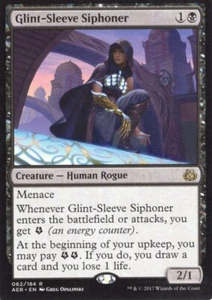 3X SIFONE GLINT-SLEEVE 062/184 AETHER REVOLT MTG MAGIC LP X3 - Foto 1 di 1