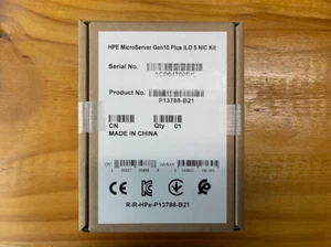 New in box HPE MicroServer Gen10+ Plus iLO Enablement Kit New ilo5 P13788-B21 - Picture 1 of 3