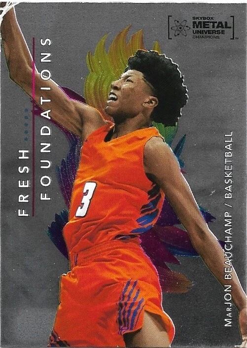 MARJON BEAUCHAMP -  2022 Skybox Metal Universe Champions Fresh Foundations #FF15 - Image 1 of 1