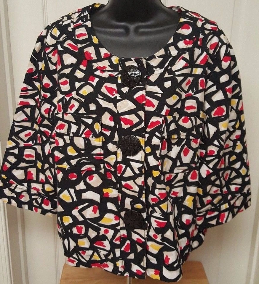 Ruby Rd Womens Jacket Coat Size 18 Multicolor - Image 1 of 4