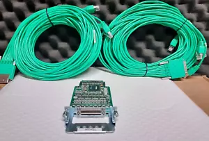 Cisco HWIC-16A Terminal Server Module 2x CAB-HD8-ASYNC 2511 *1-YEAR WARRANTY!* - Picture 1 of 2