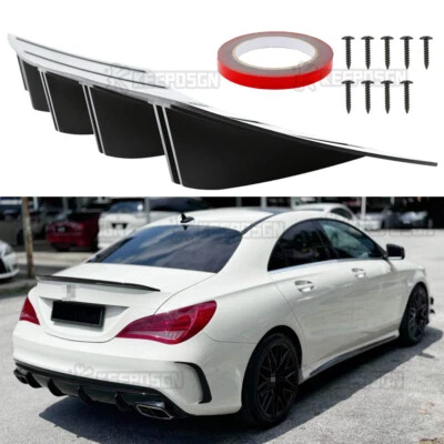 Labio divisor de alerón difusor de parachoques trasero para Mercedes-Benz Clase S S550 AMG S65 Foto 1 de 4