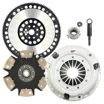 KIT DE EMBRAGUE ETAPA 4 Y VOLANTE CROMADO se adapta a 98-16 SUBARU FORESTER 2,5 L NO TURBO Foto 1 de 4