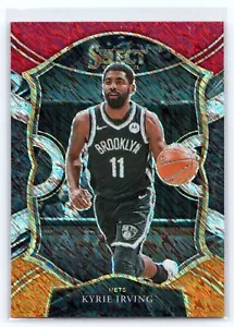 Panini Select #42 Kyrie Irving 2020-21 rojo blanco naranja flash Brooklyn Nets - Imagen 1 de 2