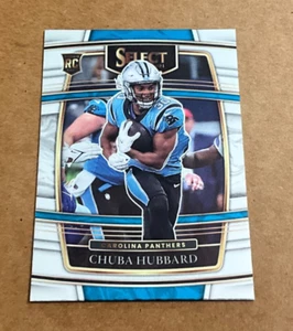 2021 Panini Select # 76 Chuba Hubbard Rookie Carolina Panthers Football - Picture 1 of 2