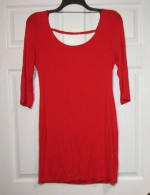 VESTIDO SOPRANO ROJO PUNTO, NUEVO CON ETIQUETAS, TALLA XL, # 4XH Foto 1 de 4