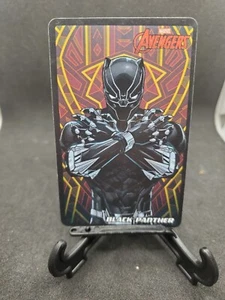 Marvel Comics Coin Pusher Cards Rare Avenges Black Panther 008 Round 1 Barcoded - Picture 1 of 4