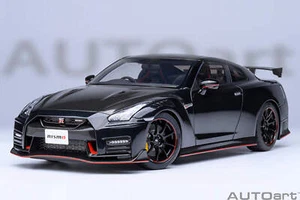2022 NISSAN GT-R (R35) NISMO RHD METEOR FLAKE BLACK 1/18 MODEL BY AUTOART 77504 - Picture 1 of 19