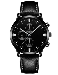 Men's Watch Quartz Analog Leather Strap Band Bracelet Casual Work Wrist Watches - Picture 1 of 18