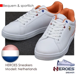 Comfortable HEROES Trainers Longevity White ´Holland Gymnastics Tennis Size 43 - Picture 1 of 9