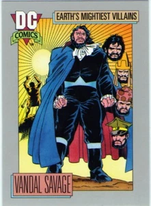 Tarjeta #110 VANDAL SAVAGE (DC Comics Cosmic Series 1, 1992 Impel) [CASI COMO NUEVA+] - Imagen 1 de 2