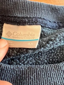 Columbia Sweatshirt dunkelblau Größe 4XL Rundhalsausschnitt - Bild 1 von 2