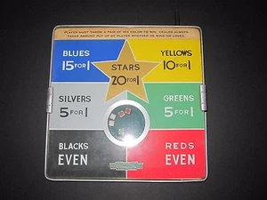 DE COLECCIÓN MOD JUEGO DADOS DISPOSITIVO MIAMI FL STAR COLOR ARTE POPULAR - Imagen 1 de 18