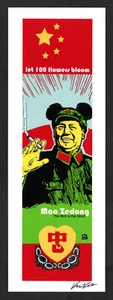 Frank Kozik SIGNIERT 4x11 Mao Zedong Bird is the Word Skateboard Print HANDSIGNIERT - Bild 1 von 1