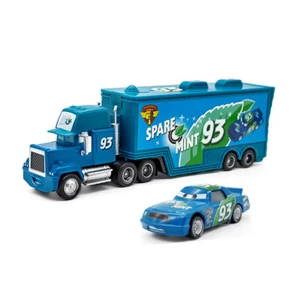 Disney Pixar Cars NO.93 Spare Mint Mack Hauler Truck + Mini Car 1:55 Diecast Toy - Picture 1 of 7