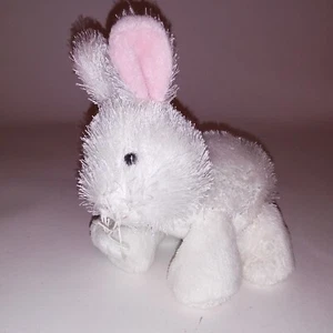 Webkinz Ganz Lil Kinz White Rabbit Bunny Stuffed Animal Plush Kids Toys Pretend - Picture 1 of 10