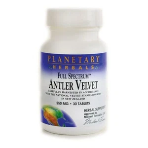 Planetary Herbals Full Spectrum Antler Velvet 250 mg 30 Tabs - Picture 1 of 1