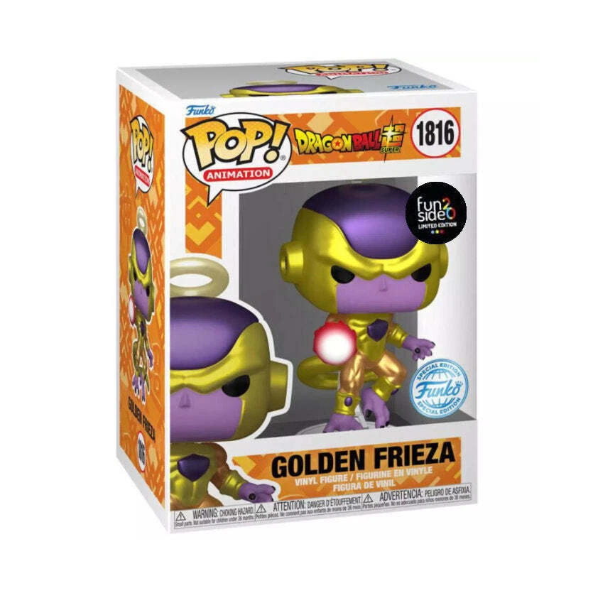 Funko Pop Animation Dragon Ball Super - Golden Frieza Metallic #1816 Kelch C