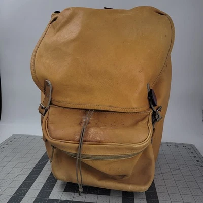 Fixfabriken Goteborg Wool Backpack Rucksack Frame Day Pack Bag Draw String Vtg - Image 1 of 4