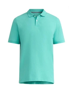 George Herren Piqué Poloshirt türkis meliert Größe Large - Bild 1 von 2
