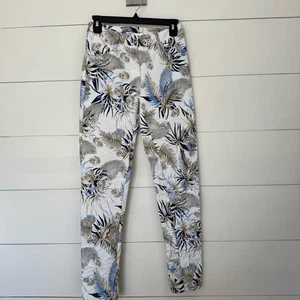 Gigi Moda Women’s Medium Palm Print Jeans New - Picture 1 of 6