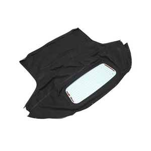 Black Convertible Soft Top W/ Heated Glass Window For Mazda MX-5 Miata Upgraded - Picture 1 of 15