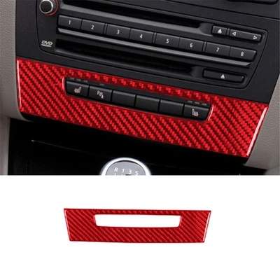 Seat Heating Button Trim Cover For BMW 1Series Convertible E82/E88 2008-2013 Red - image 1 of 4