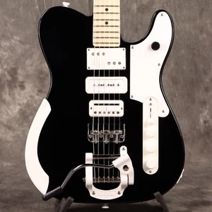 Fender Jack White Triplecaster Maple Fingerboard Black Jack White S N JW251120 W - Picture 1 of 11