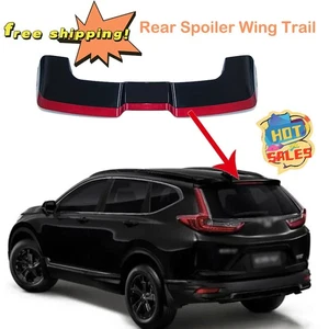 Rear Spoiler Wing Trail Fit for Honda CR-V CRV 2023-2025 Trunk Lip Spoiler Black - Picture 1 of 6