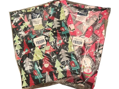 Christmas Scrub Tops Women's Size Medium Lot of 2 Tafford Brand NEW WITH TAGS - Image 1 of 4