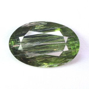 6.66Ct Exclusive Perfect Oval 16.1 x 10.5 MM 100% Natural Green Pakistan Peridot - Picture 1 of 8