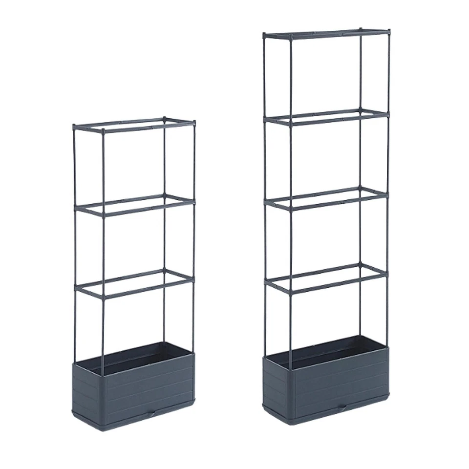 Planter Box with Trellis Rectangular Self Watering Planting - Image 1 of 1