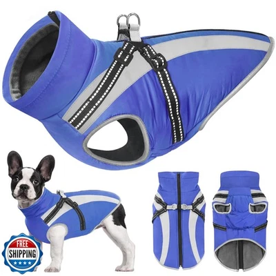 Mosucoirl Warm Dog Coats Vest, Waterproof Dogs Jacket Reflective Fleece Pet W - Image 1 of 4