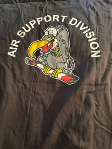Los Angeles Police Dept LAPD T-Shirt Air Support Piloten Hubschrauber schwarz XL - Bild 1 von 4