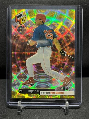 Rafael Palmeiro 1999 Upper Deck HoloGrFX AuSOME Gold #58 Texas Rangers - Image 1 of 2