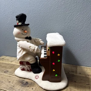 Hallmark Jingle Pals Plüsch Klavier spielen Schneemann 2005 Lichter singen Musik funktioniert - Bild 1 von 16