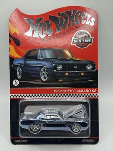 Hot Wheels Red Line Club Limited Edition '69 Chevy Camaro SS Diecast Real Riders - Picture 1 of 6