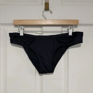 Adore Me Jet Black Cut-out Swim Bikini Bottom Size Medium - Picture 1 of 5