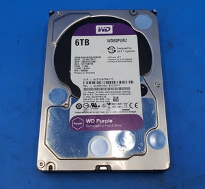 Western Digital WD Purple 6TB 3,5" SATA Überwachungsfestplatte WD60PURZ - Bild 1 von 4