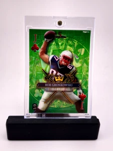 Rob Gronkowski 1/3 GREEN LAVA 2024 Wild Card Football New England Patriots - Picture 1 of 2