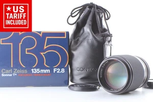 【Top MINT in Box】 Contax 135mm f/2.8 Carl Zeiss Sonnar T* MMJ Lens CY From JAPAN - Picture 1 of 17