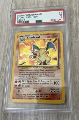 PSA 1 PR 2000 Base Set 2 II Charizard 4/130 Holo Foil Rare WOTC Pokemon - Image 1 of 2