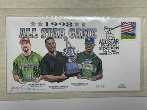 Griffey Jr S/A Sportscovers Cachet 1/5 Artist Proof Envelope W/COA. Very Rare! - Picture 1 of 4