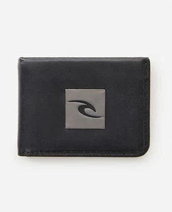 Cartera de cuero Rip Curl para todo el día con RFID ~ Phaze Icon negro - Imagen 1 de 4