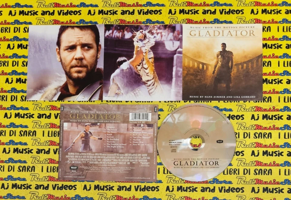 CD soundtrack* GLADIATOR hans zimmer lisa gerrard 2000 DECCA 467 094-2 (OST1) - Image 1 of 1