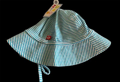 NWT ZUTANO baby Candy Stripe Sombrero para el sol talla 6 meses, ¡muy lindo! Foto 1 de 4