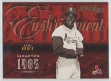 Lou Brock 2003 Donruss Studio Enshrinement /750 #E-29 St. Louis Cardinals