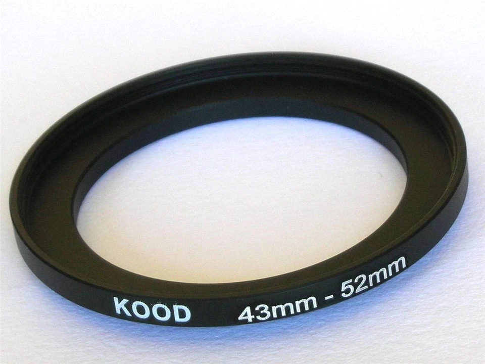 STEP UP ADAPTER 43MM-52MM STEPPING RING 43MM TO 52MM 43-52 FILTER ADAPTER - Image 1 of 1