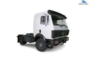 Komplettbausatz Mercedes, SK weiß montiert Fahrerhaus Metall, WEDICO-models - Bild 1 von 9